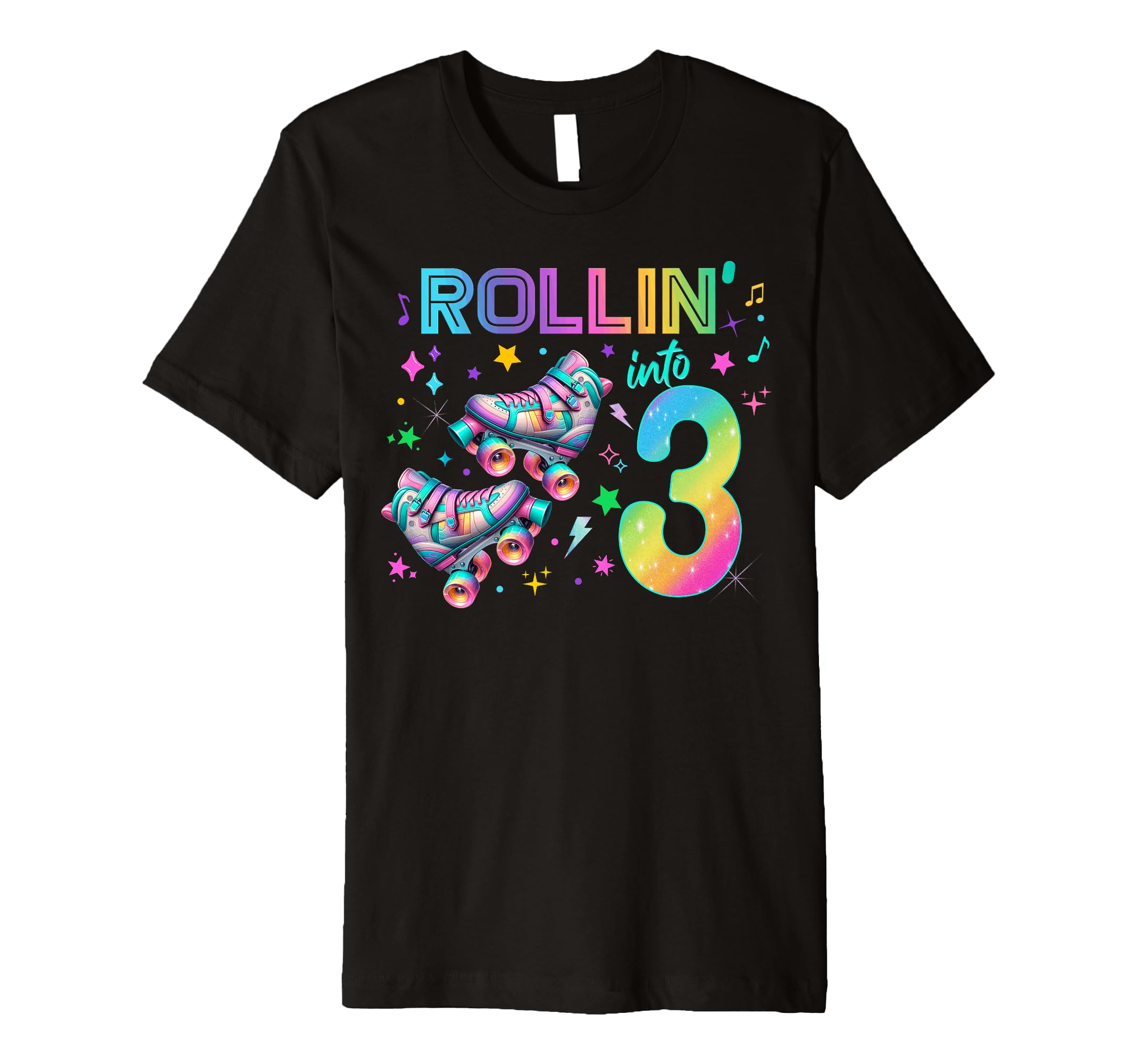 Roller Skates Birthday Outfit T-Shirt - Casual Everyday Wear Men Women - T-Shirt, Sweatshirt, Hoodie