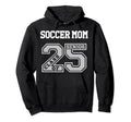 Senior Soccer Mom 2025 Groovy Soccer Mom Hoodie - Minimalist Print Unisex - T-Shirt, Sweatshirt, Hoodie
