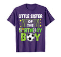 Soccer Little Sister Birthday Party T-Shirt - Aesthetic Graphic Unisex - T-Shirt, Sweatshirt, Hoodie