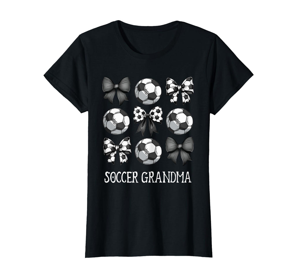 Coquette Bow Nana Granny Soccer Grandma T-Shirt - Trendy Graphic for Adults - T-Shirt, Sweatshirt, Hoodie
