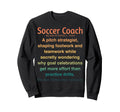 Funny Soccer Coach Sweatshirt - Minimalist Print Unisex - T-Shirt, Sweatshirt, Hoodie
