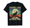 Wolf Crater Lake National Park T-Shirt - Custom Art Print Unisex - T-Shirt, Sweatshirt, Hoodie