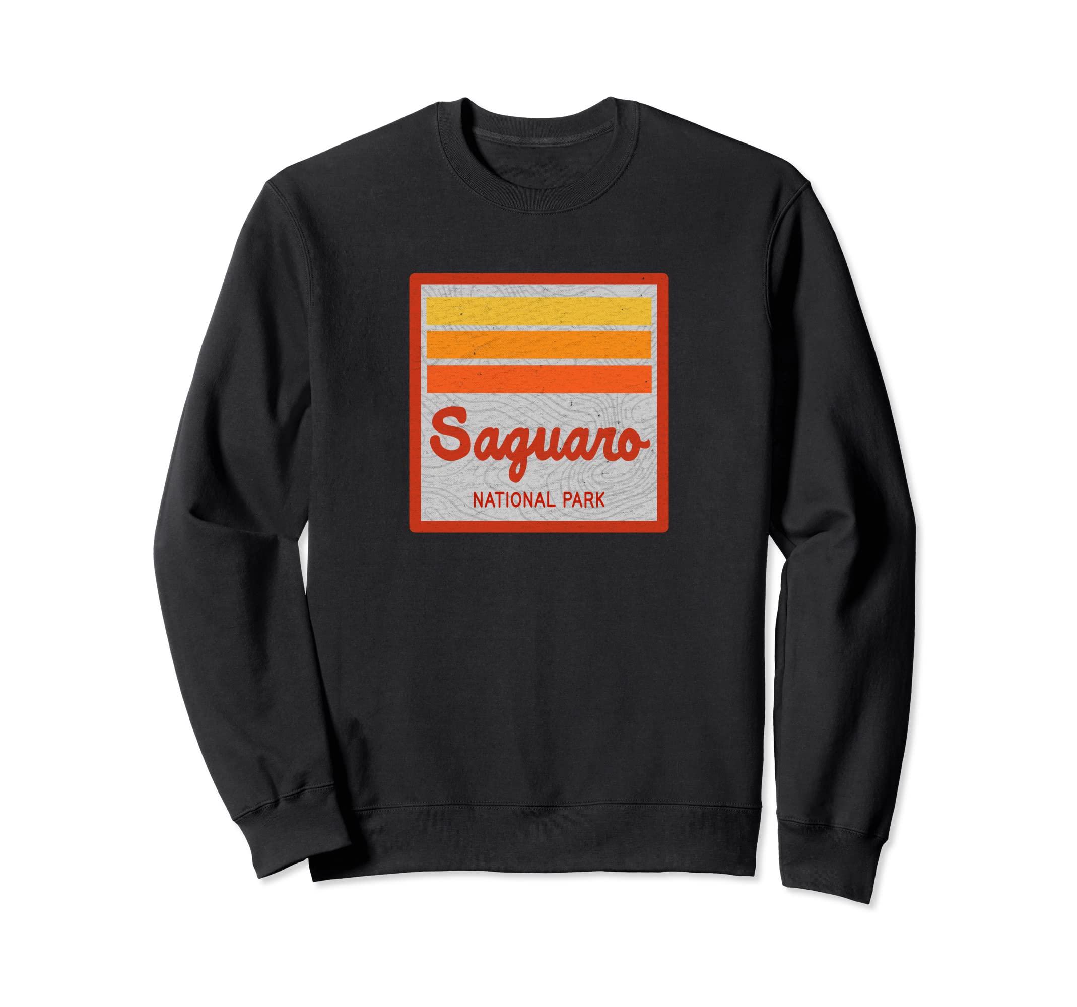 Saguaro National Park Stripes Sweatshirt - Trendy Graphic Men Women - T-Shirt, Sweatshirt, Hoodie