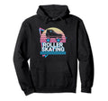 Roller Skating Skater Skate Hoodie - Custom Art Print Men Women - T-Shirt, Sweatshirt, Hoodie