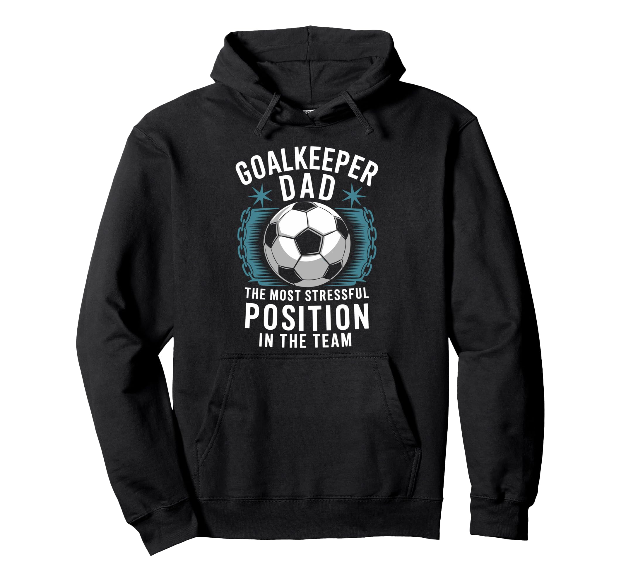 Soccer Lover Most Stressful Position Hoodie - Minimalist Print Men Women - T-Shirt, Sweatshirt, Hoodie
