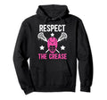 Respect Crease Lacrosse Goalkeeper Hoodie - Unique Graphic Men Women - T-Shirt, Sweatshirt, Hoodie