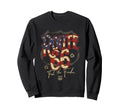 Route 66 Us Flag Text Sweatshirt - Unique Graphic for Adults - T-Shirt, Sweatshirt, Hoodie