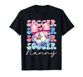 Groovy Soccer Nanny Leopard Coquette Bow T-Shirt - Unique Graphic Unisex - T-Shirt, Sweatshirt, Hoodie