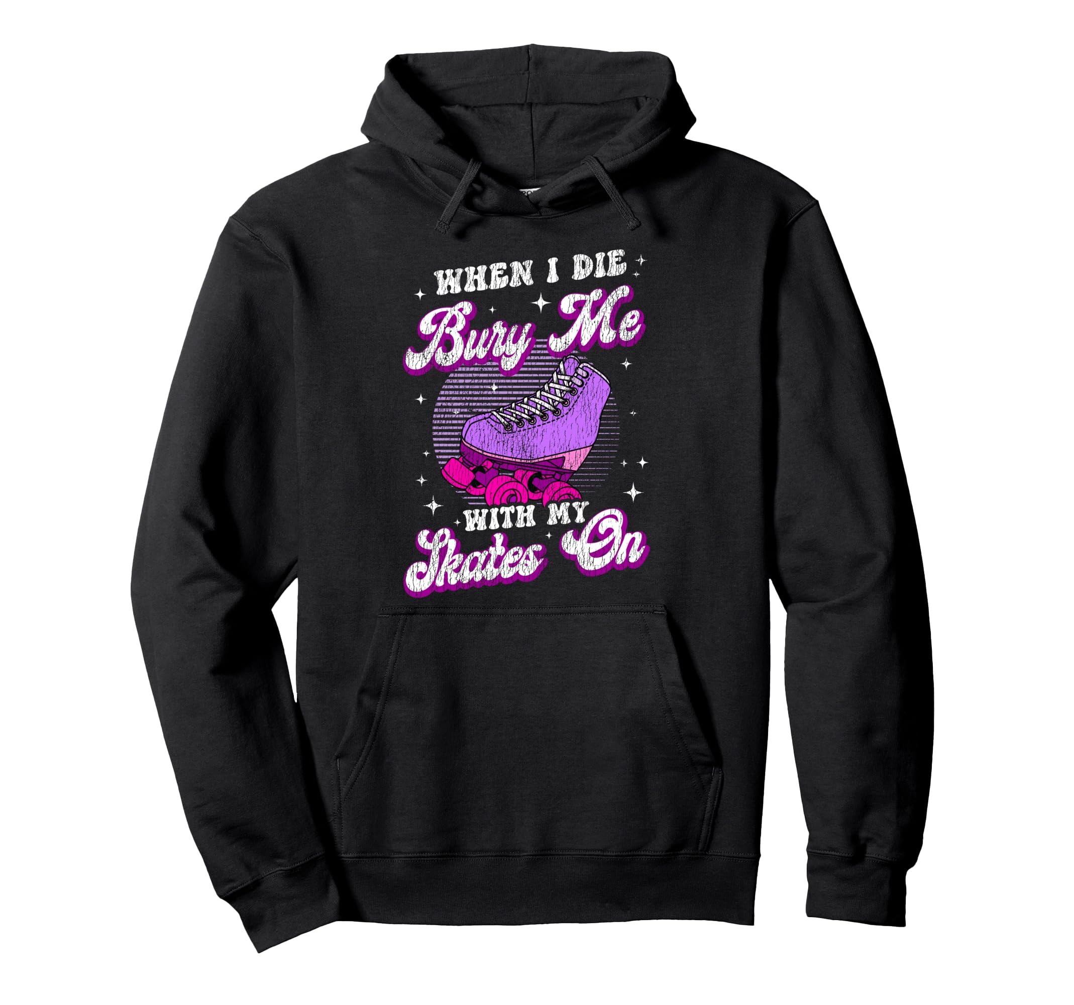 Roller Skating Skate 1970S Hoodie - Unique Graphic Unisex - T-Shirt, Sweatshirt, Hoodie