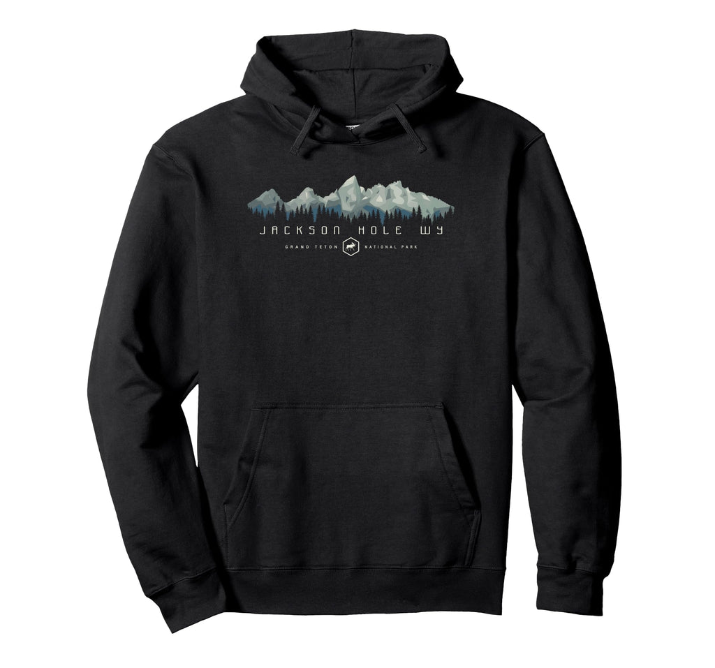 Grand Teton National Park Hoodie - Trendy Graphic for Adults - T-Shirt, Sweatshirt, Hoodie
