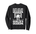 Field Hockey Goalie Grandpa Field Sweatshirt - Unique Graphic Unisex - T-Shirt, Sweatshirt, Hoodie