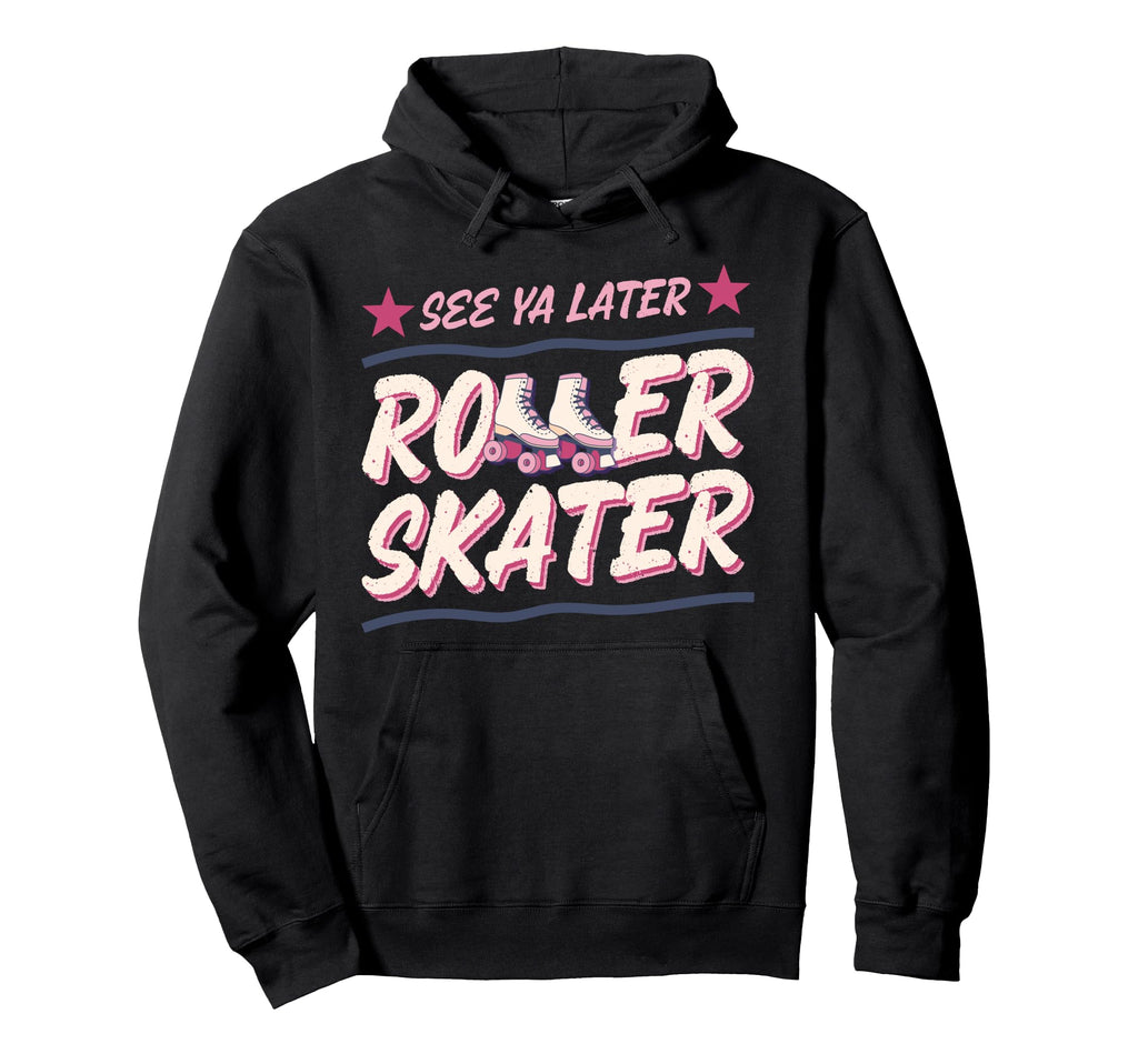 Roller Skating Skate 1970S See Hoodie - Casual Everyday Wear for Adults - T-Shirt, Sweatshirt, Hoodie