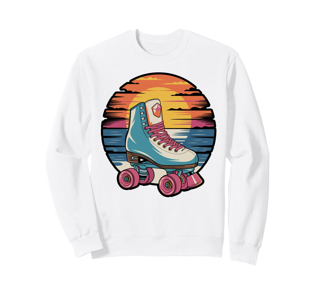 Colorful Roller Skate Lineup Sweatshirt - Trendy Graphic for Adults - T-Shirt, Sweatshirt, Hoodie