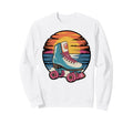 Colorful Roller Skate Lineup Sweatshirt - Trendy Graphic for Adults - T-Shirt, Sweatshirt, Hoodie