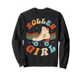Roller Skater Skating 70S 80S Skates Sweatshirt - Unique Graphic Men Women - T-Shirt, Sweatshirt, Hoodie