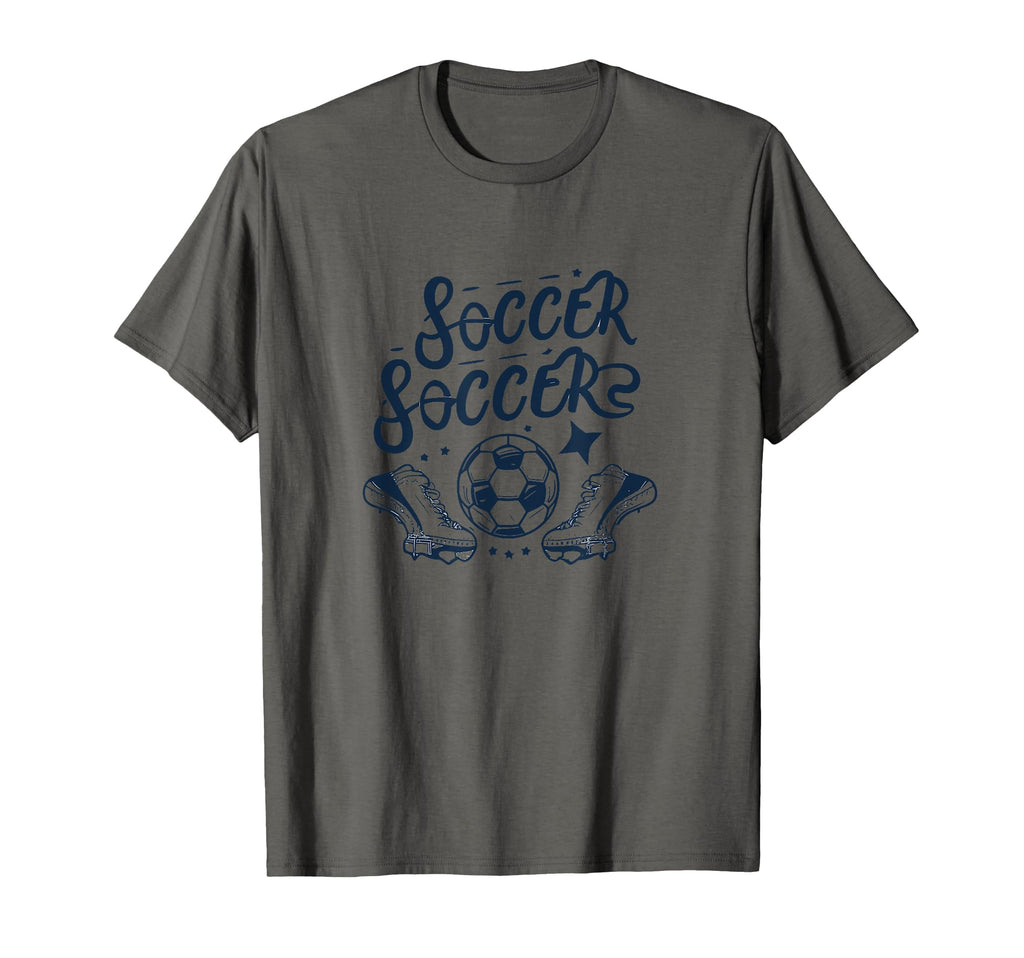 Soccer Soccer Ball Cleats Stars T-Shirt - Unique Graphic for Adults - T-Shirt, Sweatshirt, Hoodie