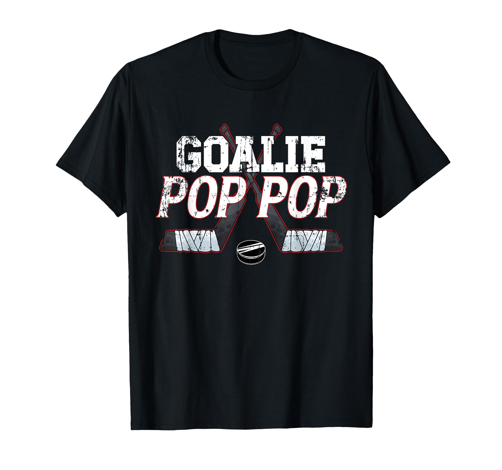 Ice Hockey Goalie Pop Pop Ice Hockey T-Shirt - Custom Art Print Unisex - T-Shirt, Sweatshirt, Hoodie
