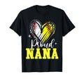 Proud Nana Baseball Softball Heart T-Shirt - Fun Novelty Design Unisex - T-Shirt, Sweatshirt, Hoodie