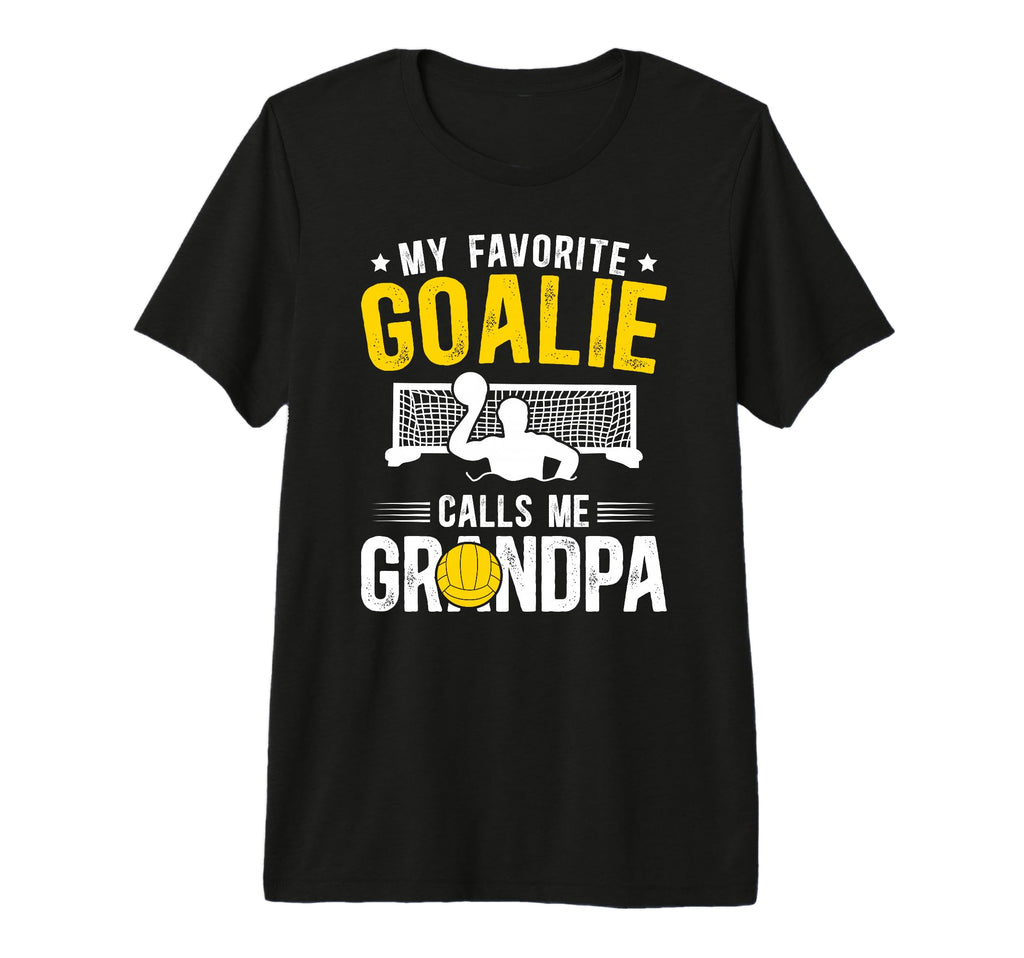 Mens Proud Water Polo Goalie Grandpa T-Shirt - Minimalist Print Men Women - T-Shirt, Sweatshirt, Hoodie