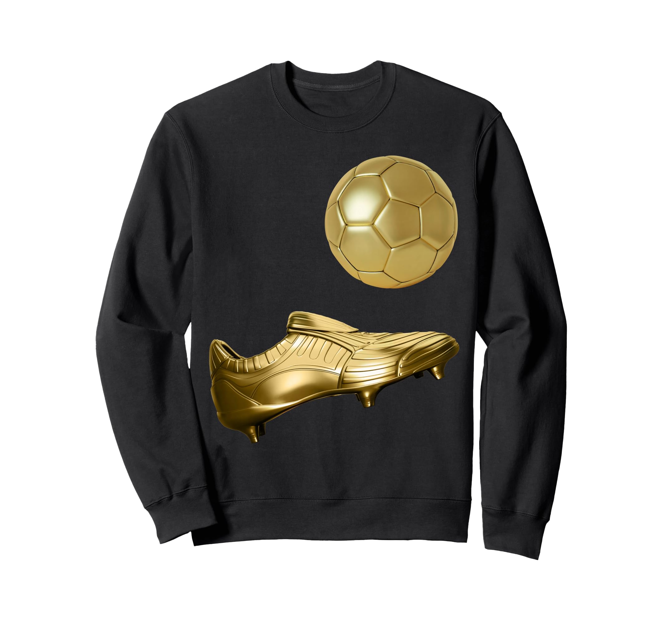 Golden Soccer Ball Golden Boot Sweatshirt - Novelty Apparel Men Women - T-Shirt, Sweatshirt, Hoodie