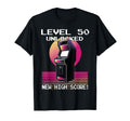 Level 50 Unlocked Gamer 50Th Birthday T-Shirt - Streetwear Style Unisex - T-Shirt, Sweatshirt, Hoodie