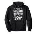 Proud Cousin 2026 Senior Soccer Hoodie - Fun Novelty Design for Adults - T-Shirt, Sweatshirt, Hoodie