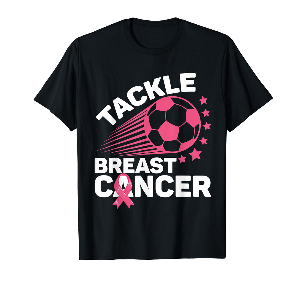 Tackle Breast Cancer Warrior Love T-Shirt - Unique Graphic Men Women - T-Shirt, Sweatshirt, Hoodie