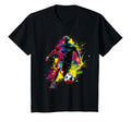 Colorful Soccer Player Mens Soccer T-Shirt - Graphic Print Unisex - T-Shirt, Sweatshirt, Hoodie