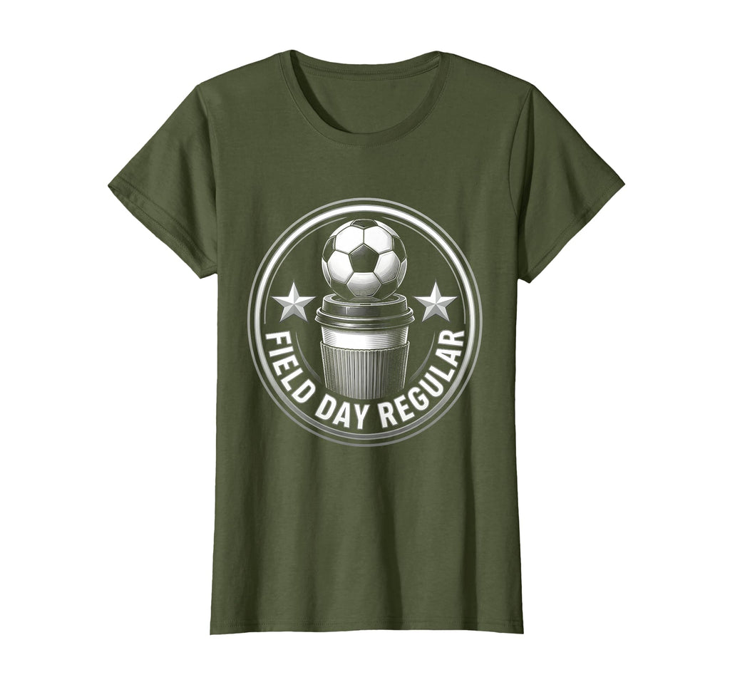Field Day Regular Soccer Mom T-Shirt - Unique Graphic for Adults - T-Shirt, Sweatshirt, Hoodie