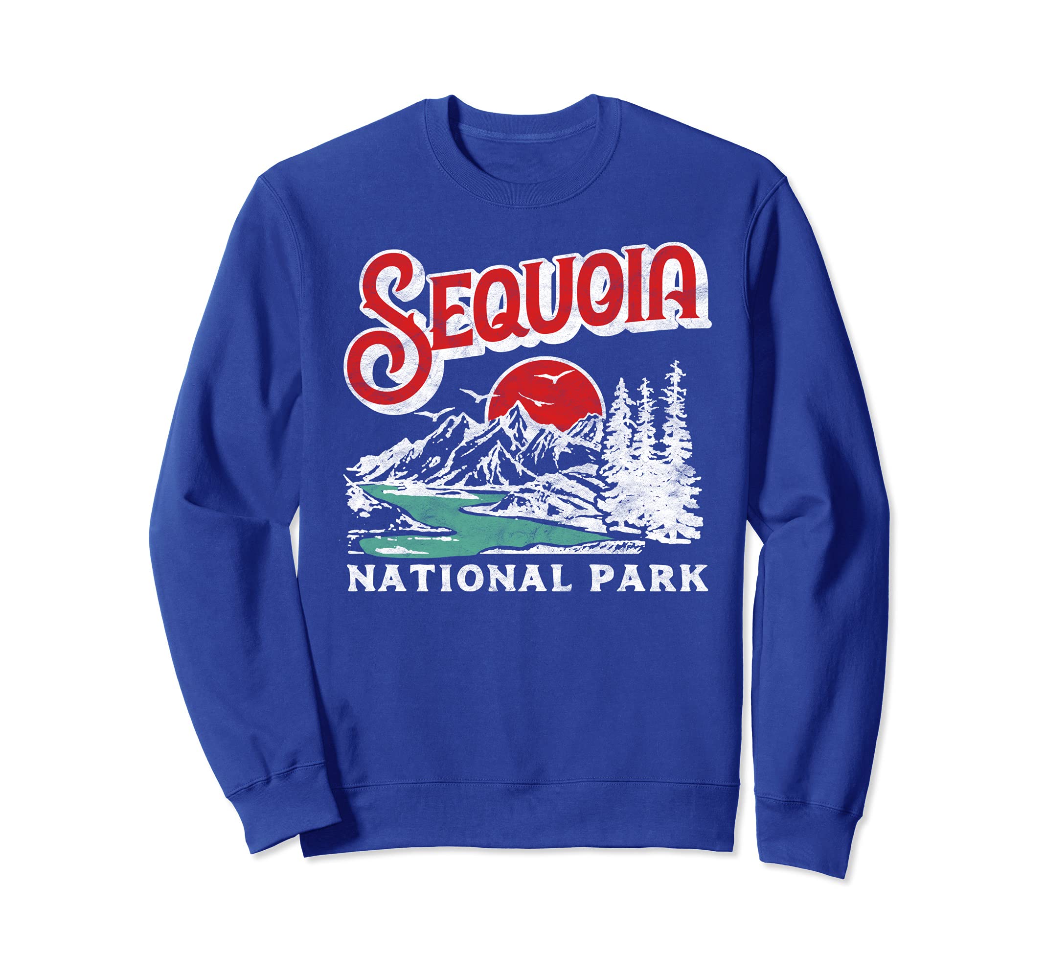 Sequoia National Park 80S Sweatshirt - Casual Everyday Wear for Adults - T-Shirt, Sweatshirt, Hoodie
