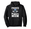 Proud Hockey Goalkeeper Mom Ice Hockey Hoodie - Unique Graphic Unisex - T-Shirt, Sweatshirt, Hoodie