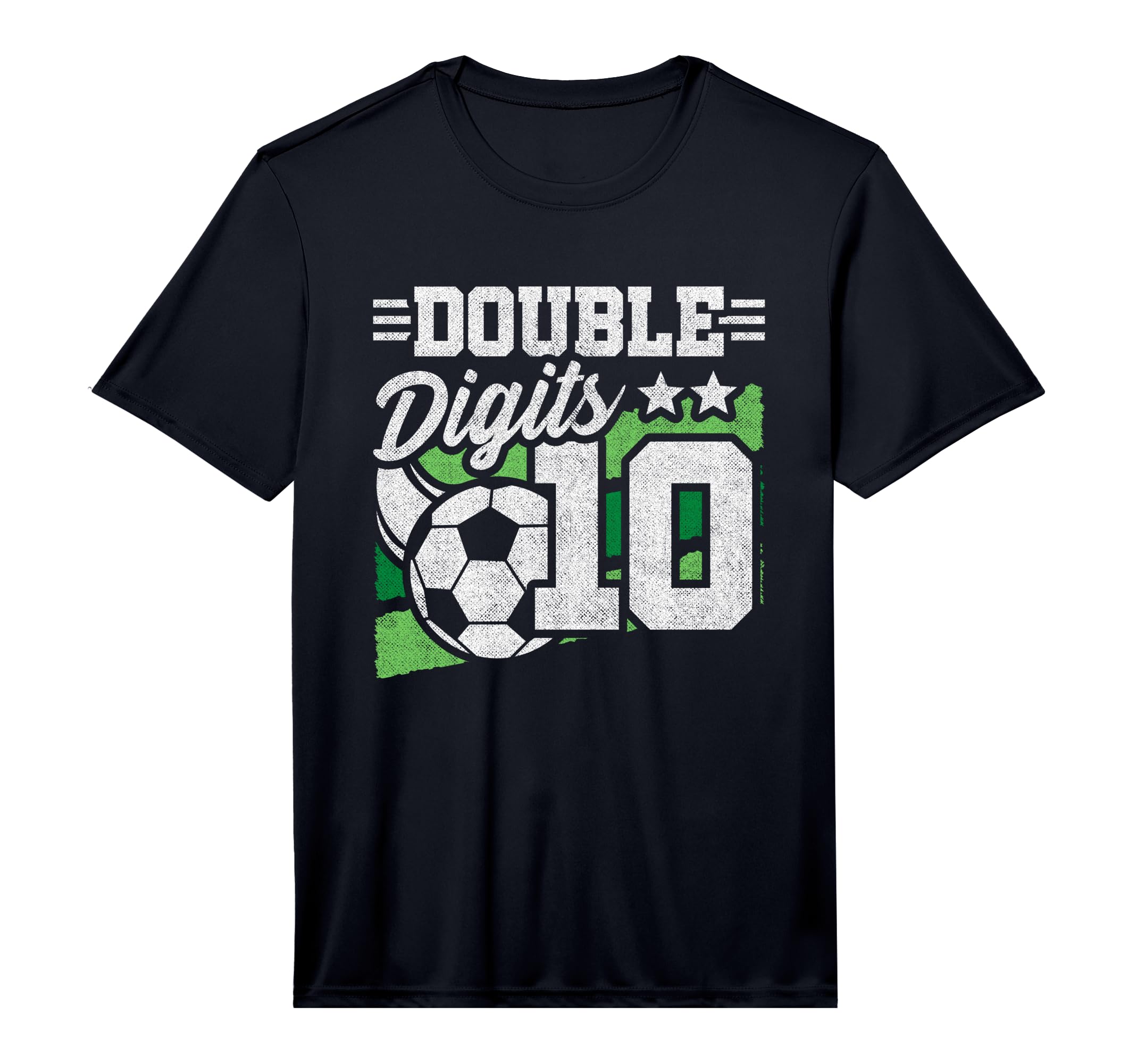 10Th Birthday Double Digits 10 Year T-Shirt - Custom Art Print for Adults - T-Shirt, Sweatshirt, Hoodie