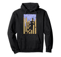 Soccer Drip Dripping Ice Cream Usa Hoodie - Trendy Graphic for Adults - T-Shirt, Sweatshirt, Hoodie