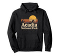 Acadia National Park Mountain Sunset Maine Hoodie - Graphic Print Unisex - T-Shirt, Sweatshirt, Hoodie