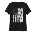 American Distressed Flag Funny T-Shirt - Fun Novelty Design for Adults - T-Shirt, Sweatshirt, Hoodie