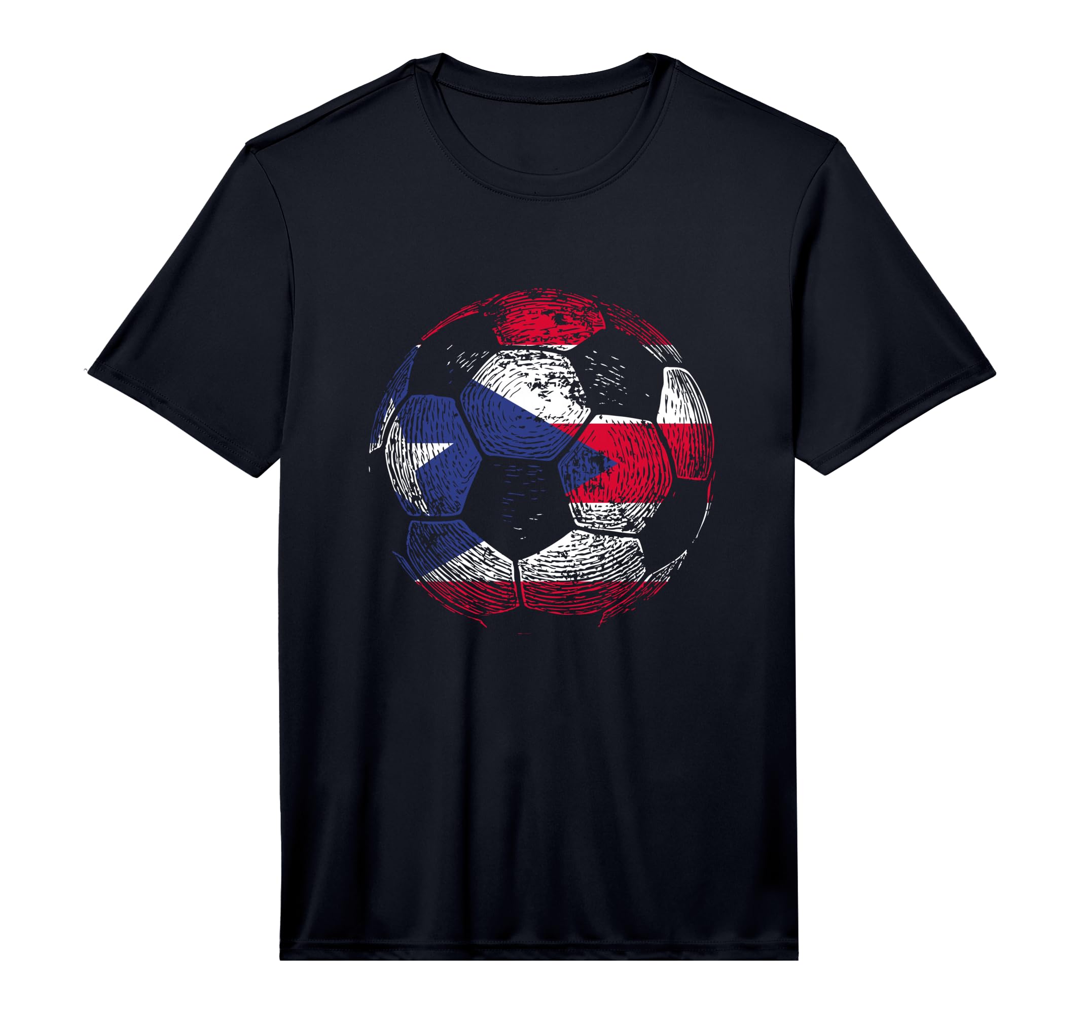 Puerto Rico Soccer Performance T-Shirt - Fun Novelty Design Unisex - T-Shirt, Sweatshirt, Hoodie