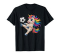 Kawaii Soccer Just Who Loves Unicorns T-Shirt - Unique Graphic Unisex - T-Shirt, Sweatshirt, Hoodie