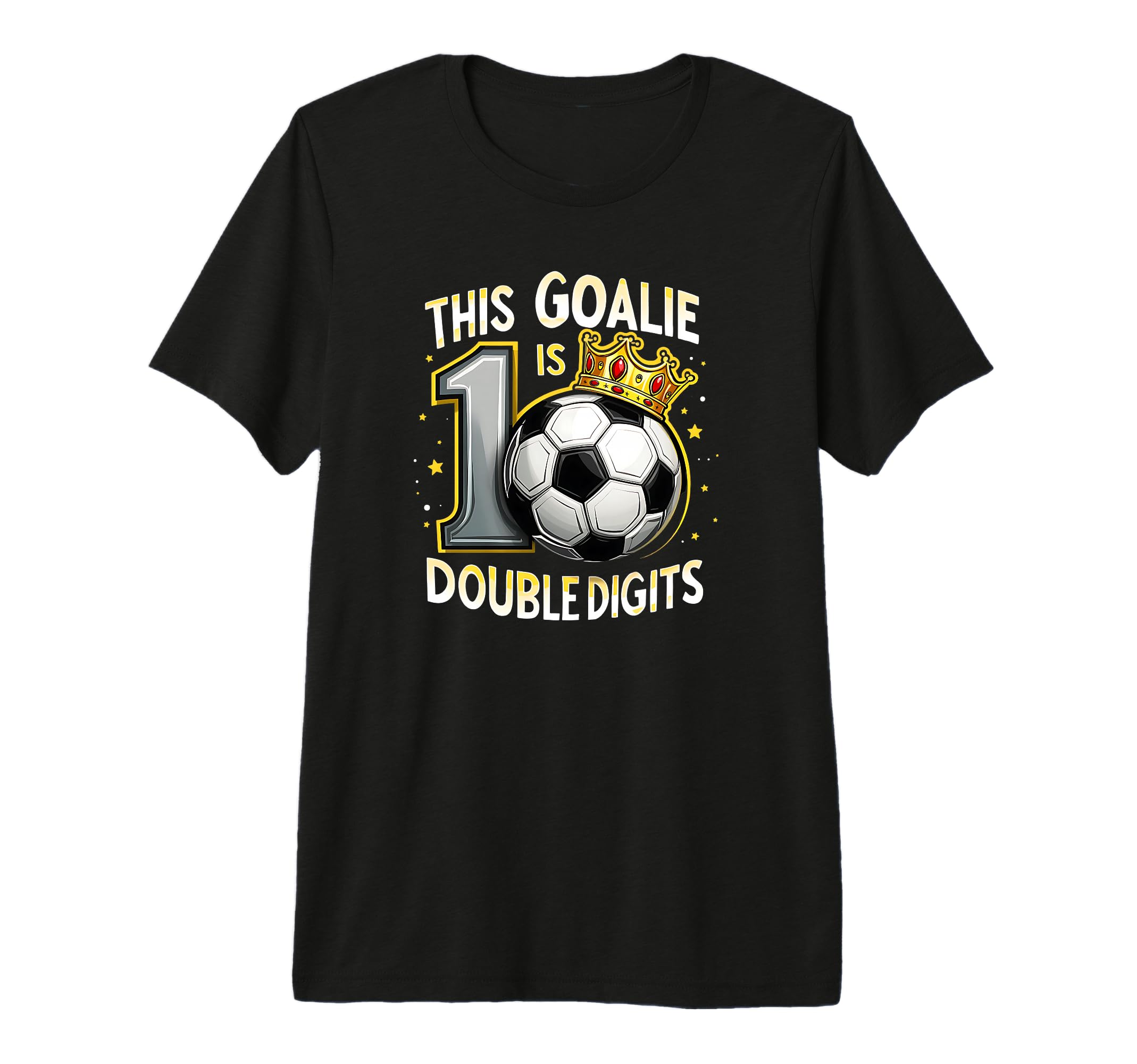 Funny 10Th Birthday Soccer Goalie T-Shirt - Aesthetic Graphic Men Women - T-Shirt, Sweatshirt, Hoodie