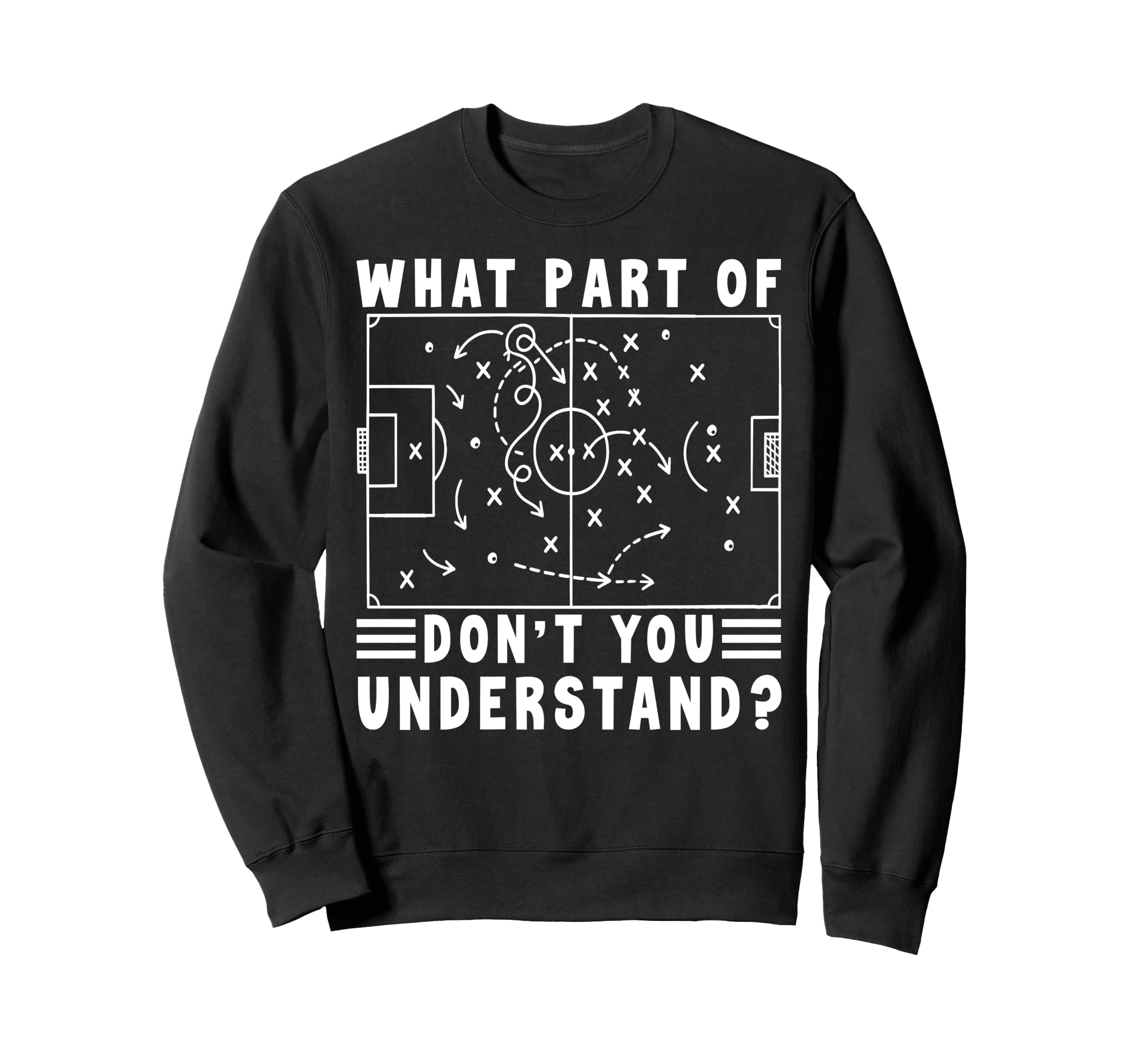 Soccer Strategy Board Meme What Sweatshirt - Fun Novelty Design Men Women - T-Shirt, Sweatshirt, Hoodie