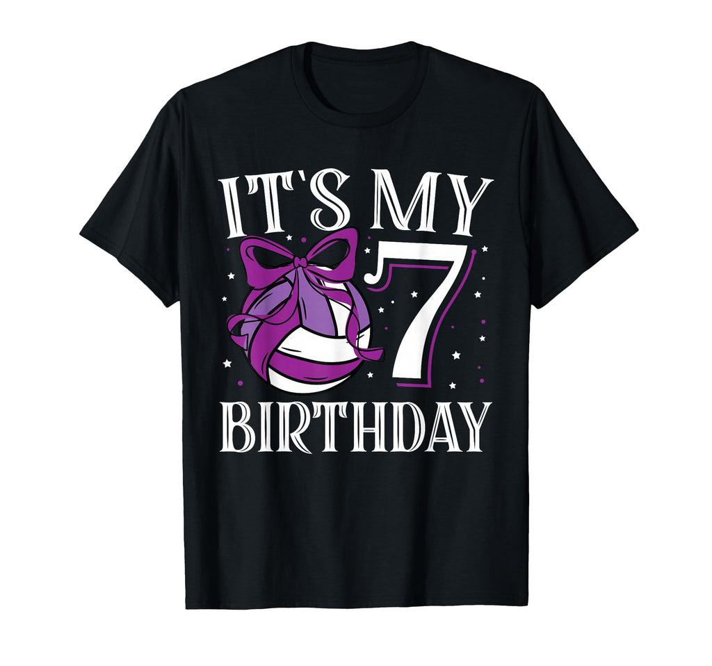 Its My 7 Seven Birthday Volleyball T-Shirt - Unique Graphic for Adults - T-Shirt, Sweatshirt, Hoodie