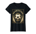 Train Hard Play Harder Soccer T-Shirt - Minimalist Print Unisex - T-Shirt, Sweatshirt, Hoodie