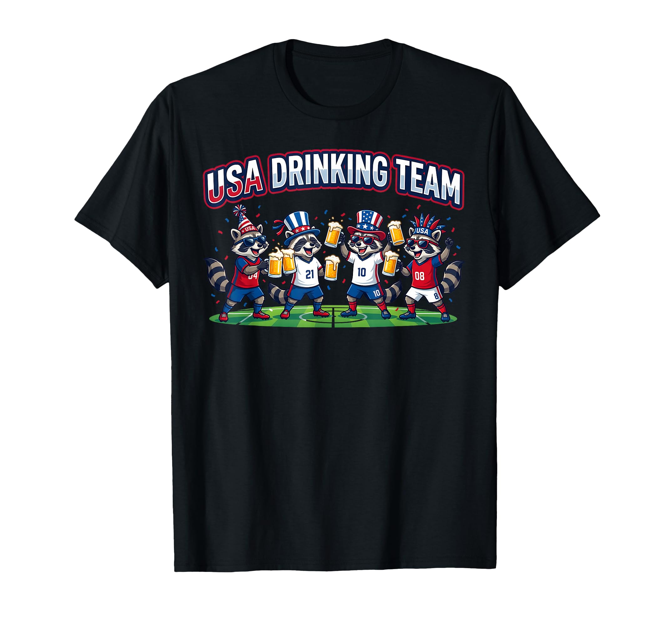 Usa Raccoon Soccer Tournament 2016 Friends T-Shirt - Unique Graphic Unisex - T-Shirt, Sweatshirt, Hoodie