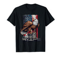 Trucking Trucker American Flag T-Shirt - Minimalist Print Men Women - T-Shirt, Sweatshirt, Hoodie