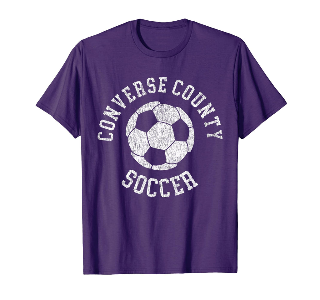 Converse County Soccer Distressed 90S T-Shirt - Minimalist Print Men Women - T-Shirt, Sweatshirt, Hoodie