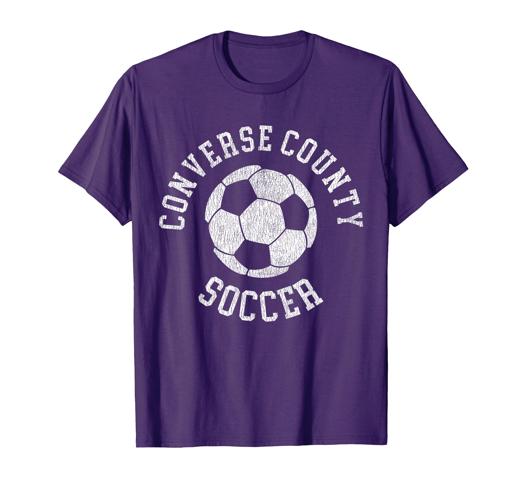 Converse County Soccer Distressed 90S T-Shirt - Minimalist Print Men Women - T-Shirt, Sweatshirt, Hoodie