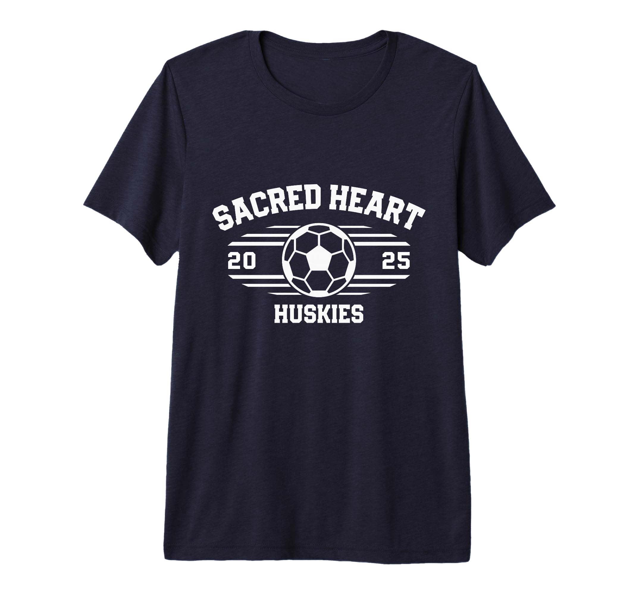 Sacred Heart Huskies Soccer Ball 2025 T-Shirt - Unique Graphic for Adults - T-Shirt, Sweatshirt, Hoodie