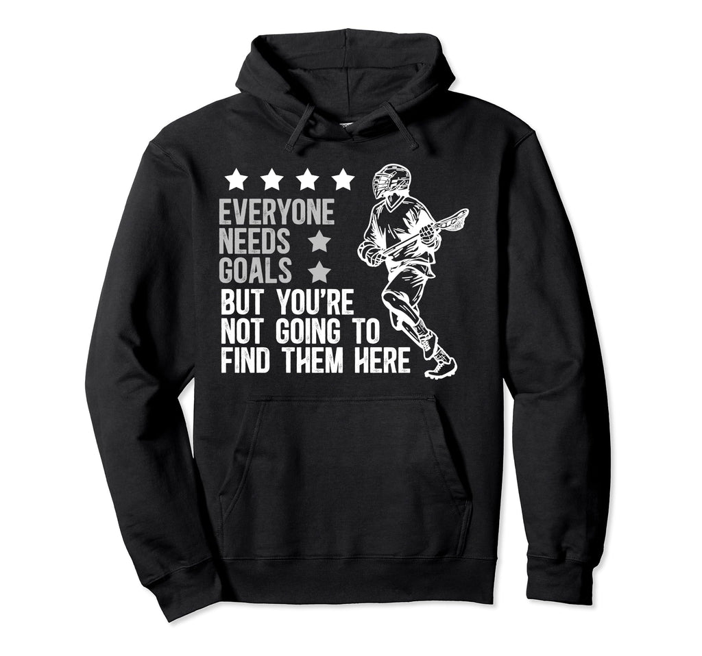 Lacrosse Keeper Funny Lacrosse Goalkeeper Hoodie - Custom Art Print Unisex - T-Shirt, Sweatshirt, Hoodie