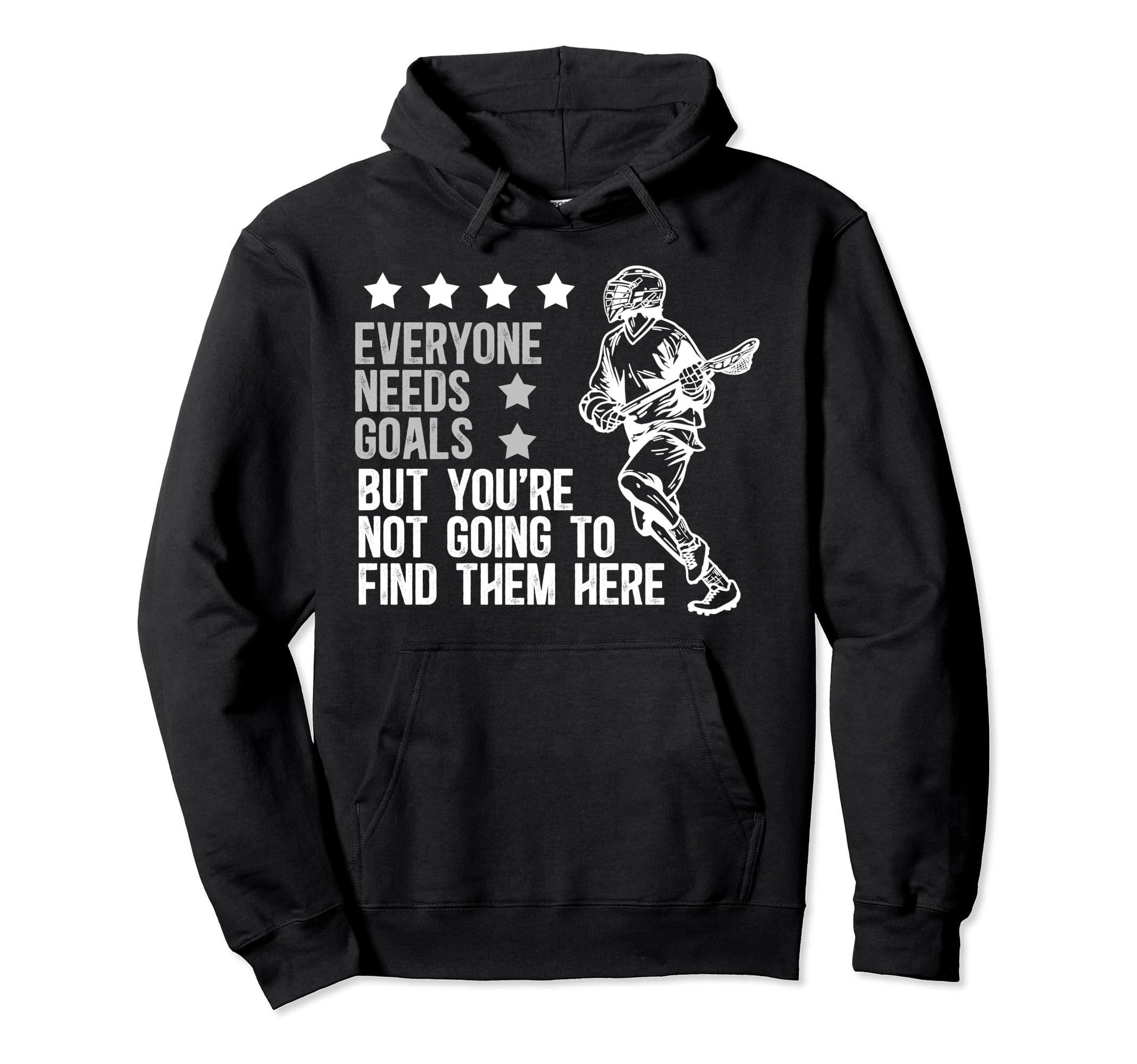 Lacrosse Keeper Funny Lacrosse Goalkeeper Hoodie - Custom Art Print Unisex - T-Shirt, Sweatshirt, Hoodie