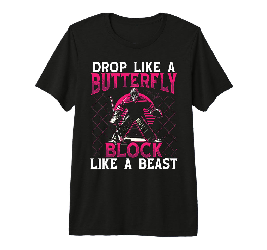 Drop Like Butterfly Block Like T-Shirt - Fun Novelty Design for Adults - T-Shirt, Sweatshirt, Hoodie
