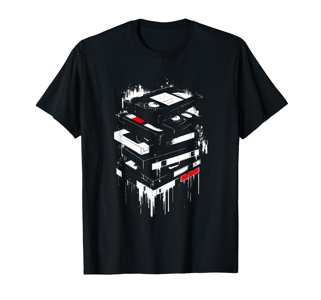 Vhs Tapes 70S 80S 90S Cassette Lover T-Shirt - Graphic Print Men Women - T-Shirt, Sweatshirt, Hoodie